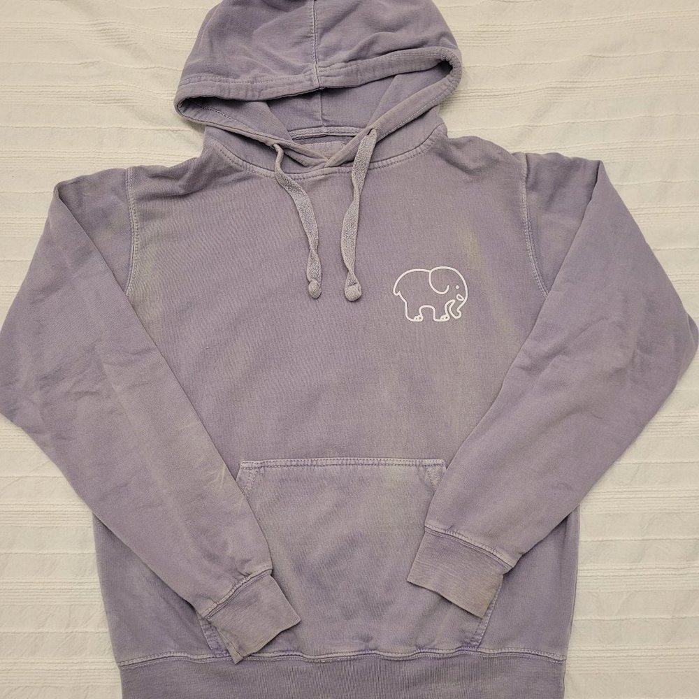 Ivory Ella Stone-Washed Mauve Hoodie
